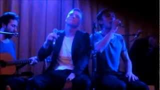 Daniel Adams-Ray performs a duet with John Guidetti