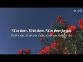Lyrics Vietsub I Ll Be There Gabriela Bee Cover