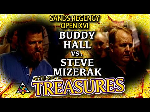 9-BALL - BUDDY HALL vs STEVE MIZERAK - 1992 SANDS REGENCY OPEN XVI