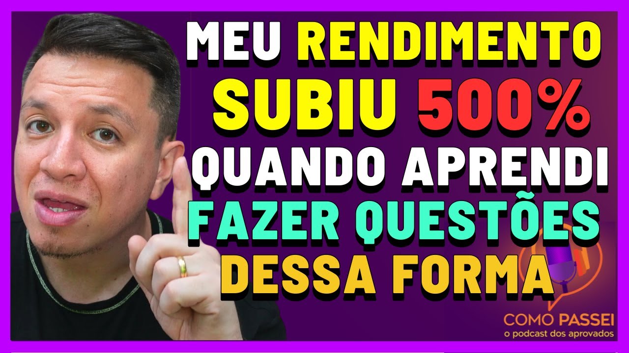 Foi Dessa Forma Que Aprendi Isso Para Passar nos Concursos Públicos