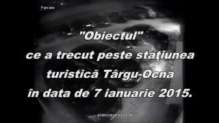 preview picture of video 'Obiectul ce a trecut peste Târgu-Ocna la 7 ianuarie 2015 @ Staţiunea turistică Târgu-Ocna'