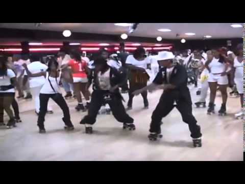 Skate Roller Disco Artists Dancing in Atlanta - Sergifunky rehab with superb funky hit