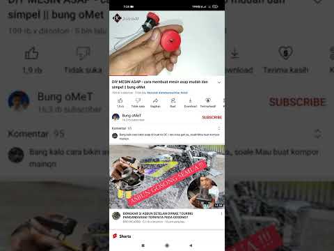 Cara membuat mesin asap dari Dinamo, Mudah dan Simpel.