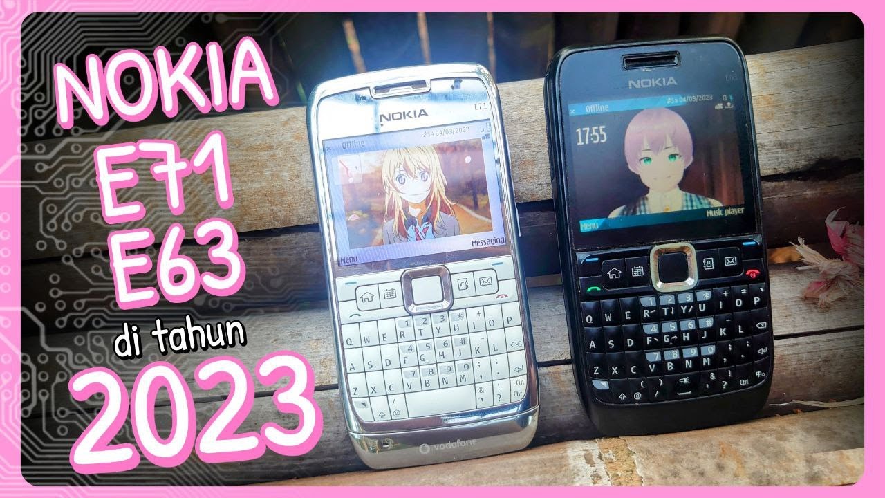 Review Nokia E71 & Nokia E63 di tahun 2023 - Pesaing BlackBerry dari Nokia [vTuber Indonesia]
