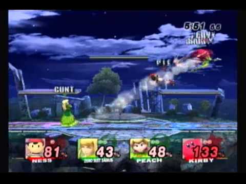 Hiroi (Peach) and D-Torr (Zero Suit Samus) vs KirbyDaBest (Kirby) and P.I.E. (Ness) 1