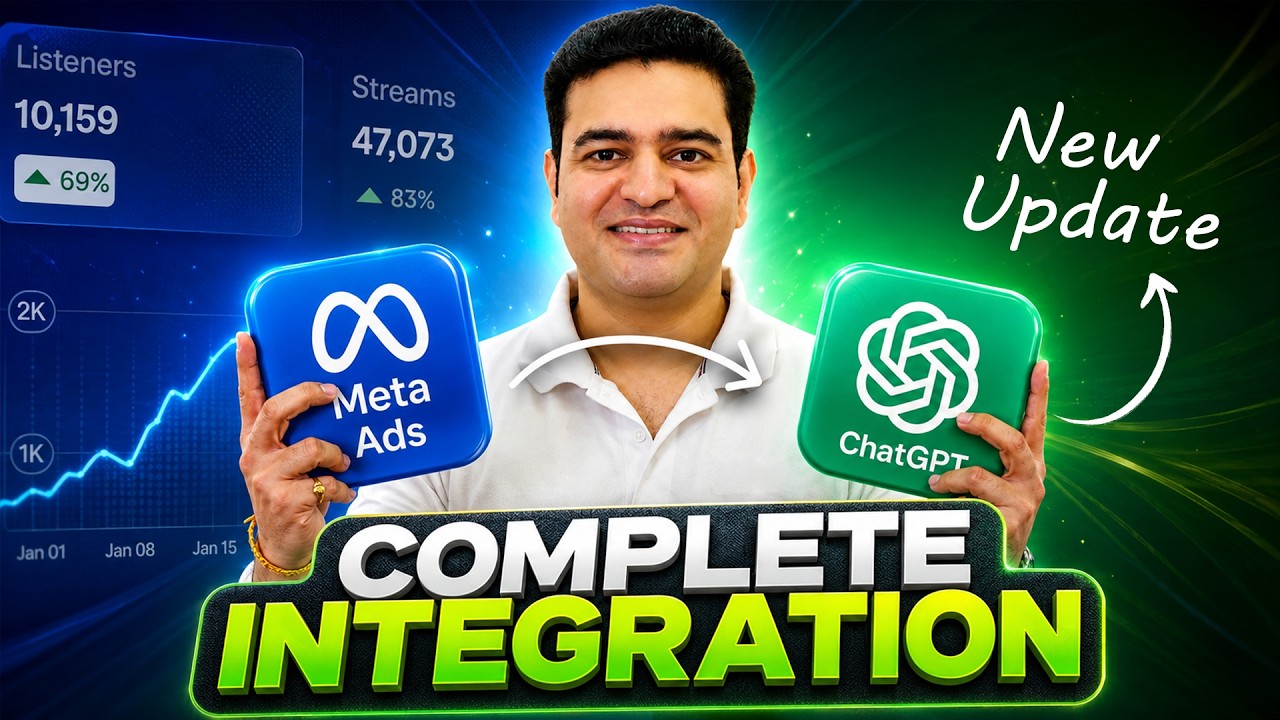Now Run, Manage, Optimize Meta Ads Using  Chat GPT | Meta Ads + ChatGPT Integration Tutorial 2026