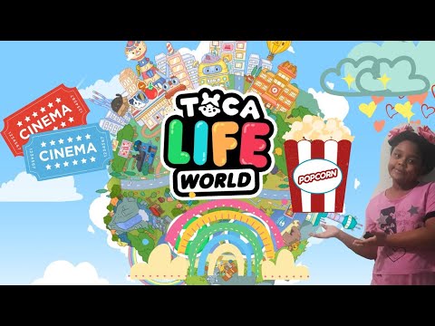 Toca life Word - Fiz um cinema no toca life - games
