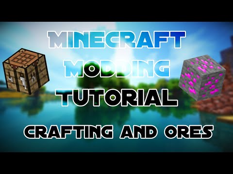 Create Minecraft Mods WITHOUT CODING!! - EP2 - Crafting and Ore Generation | MCreator Tutorial