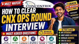 How to Clear CNX Ops Round Interview 2026 |My Experience | Concentrix #jobs#job#hiring#concentrix 