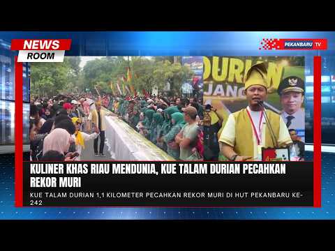 Ribuan Warga Saksikan Kue Talam Durian Terpanjang