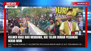 Ribuan Warga Saksikan Kue Talam Durian Terpanjang
