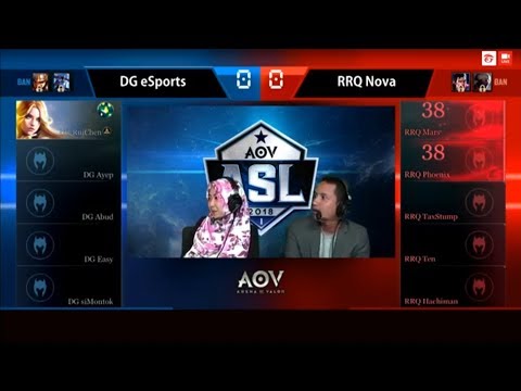 Full Match DG ESports vs RRQ NOVA - ASL 2018 Season 1 Week 5 Arena Of Valor