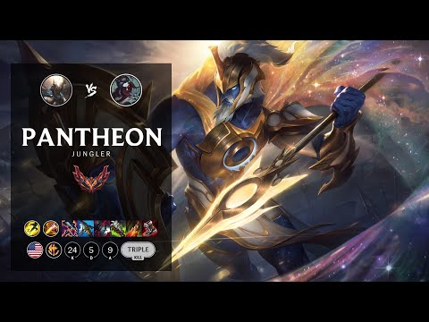 Pantheon Jungle vs Kayn - NA Grandmaster Patch 12.18