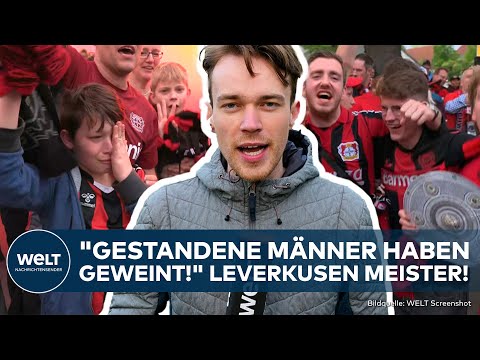 DEUTSCHER MEISTER: Mega-Party in Leverkusen! "Gut und lang gefeiert!" Vizekusen Adé!