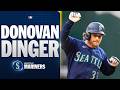 Brendan Donovan bashes a leadoff home run for the Mariners! 🔱 | MLB Highlights
