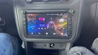 Autorádio pro VW, Škoda s 9" LCD, Android, Wi-Fi, GPS, CarPlay, Bluetooth, 4G, 2x USB