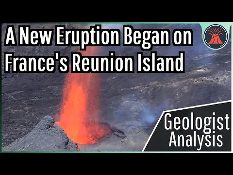 Piton de la Fournaise Volcano Update, New Eruption Occurs, Lava Flows From 4 Fissures