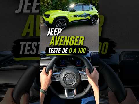 Jeep Avenger Teste de 0 a 100