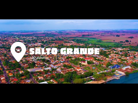 Cidade de Salto Grande/SP vista de cima
