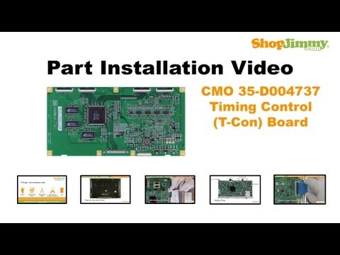 LCD TV Repair Part Number Identification AU Optronics AUO T Con Boards How to Fix LCD TVs