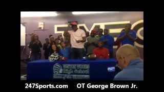 OT George Brown Jr. commits to Florida by pulling out live baby alligator