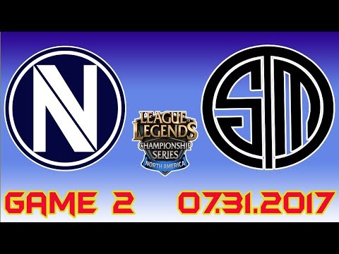 [NA LCS Summer 2017 W8D3] TSM vs NV Game 2 Highlights | Team Solo Mid vs Team Envy