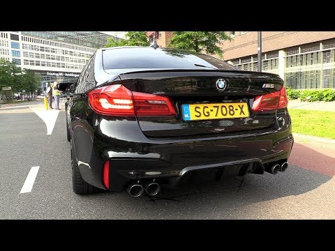 2018 BMW M5 F90 - EXHAUST SOUNDS! (stock exhaust!)