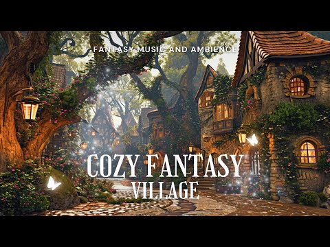Cozy Fantasy Village | Fantasy Music and Ambience 🍃🎶