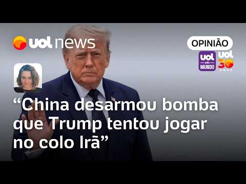 China diz que sanção não resolve guerra e desarma bomba que Trump quis pôr no colo do Irã | Sanches