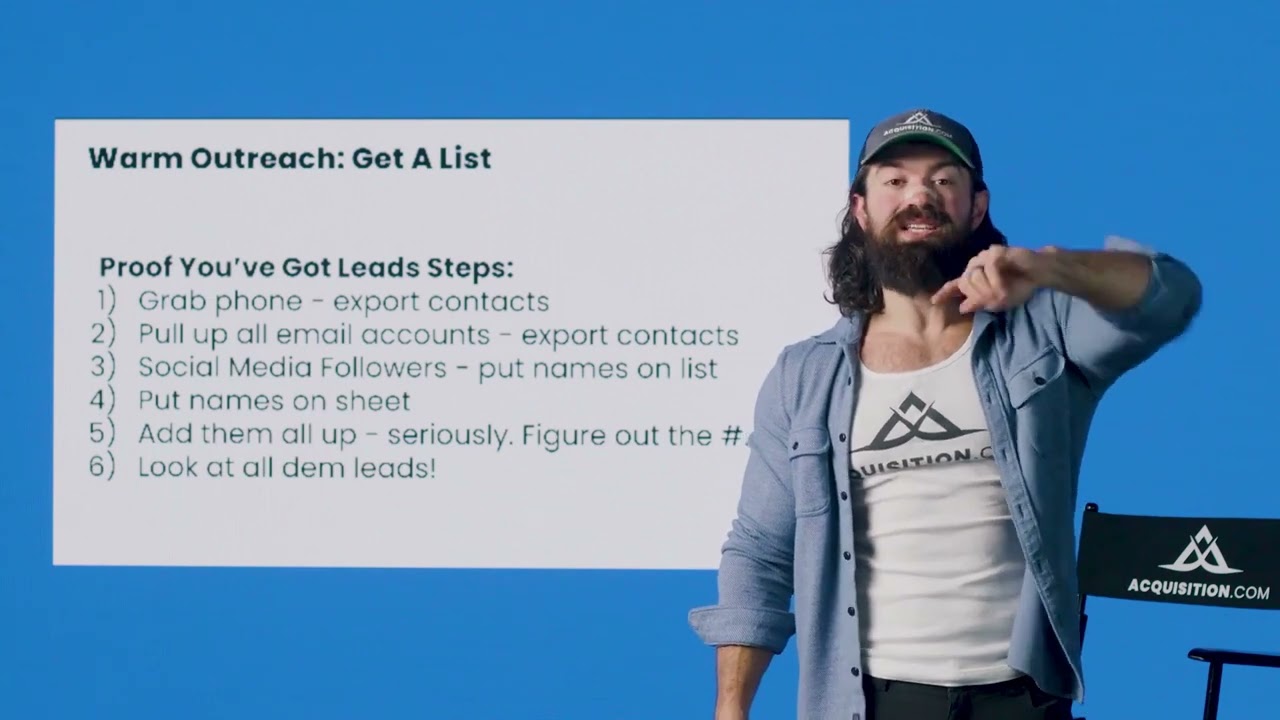 $100M Leads - First 5 Clients Framework (Alex Hormozi)