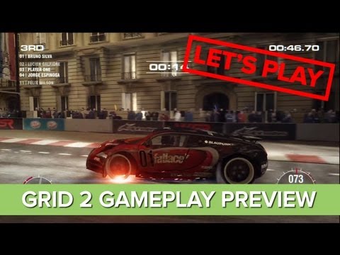 Let's Play GRID 2 - Gameplay Preview With Live Commentary