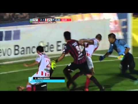 Gol de Quiroga. Patronato 2 - Atlético Paraná 1. Fecha 42. B Nacional 2015. FPT