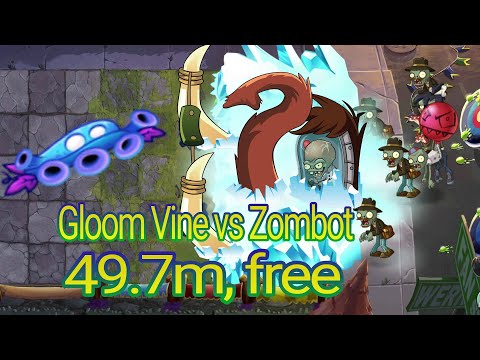 hmmm.. 49.7m up to 51.9m free But Turkey-pult Again, PvZ 2 Arena week 159, Gloom Vine vs Zomboss