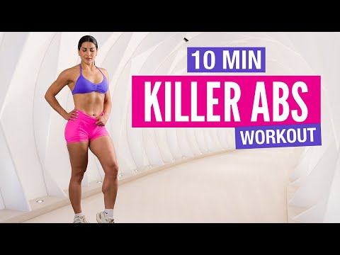 10 Min STELLAR ABS Workout / No Equipment, No Repeat Routine