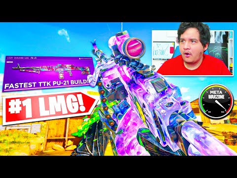 #1 Best PU 21 Loadout Meta is AMAZING in WARZONE BO6! ⚡ (Best PU 21 Class Setup Rebirth Island)