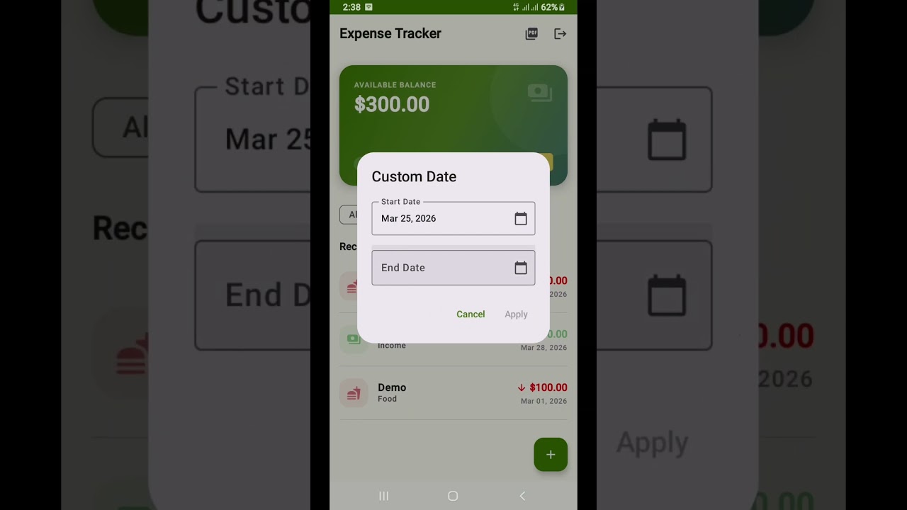 Expense tracker app thumbnail
