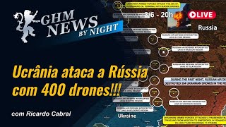 Ucrânia ataca a Rússia com 400 drones!!!