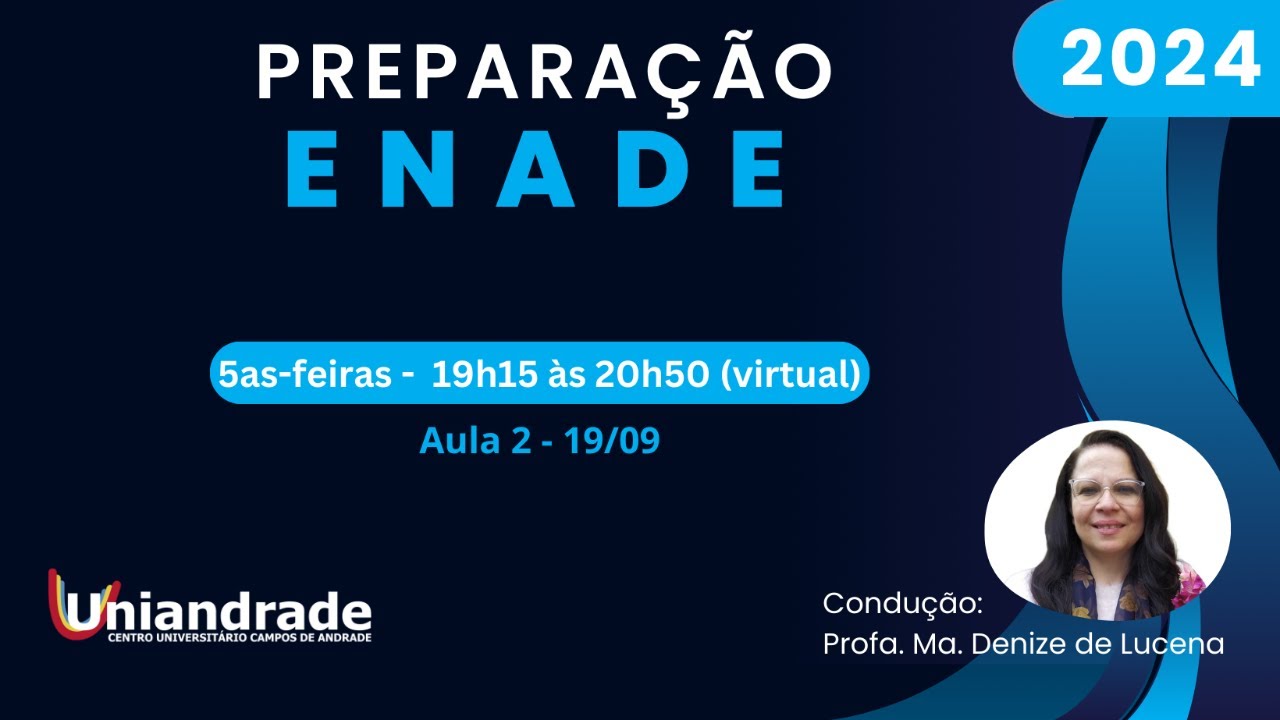 PREPARAÇÃO ENADE 2024 - Aula 2
