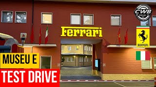 MUSEU DA FERRARI EM MARANELLO + Fiz TEST DRIVE em uma FERRARI na CASA DA FERRARI