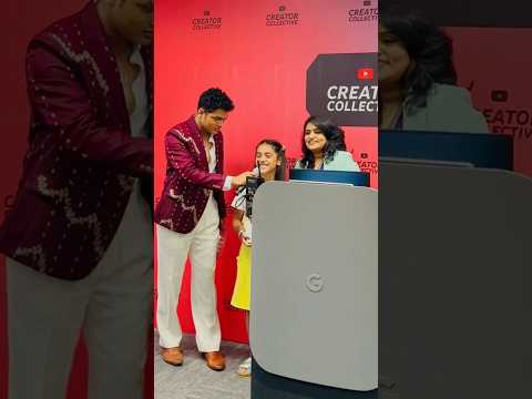 Mini Vlog-Samayra ko diye YouTube Team ne Gifts!🎁 🥳 #shorts #samayranarula #creatorcollective