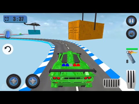 Police Car Driving Impossible Track Stunts #3 | Android Gameplay | Friction Games