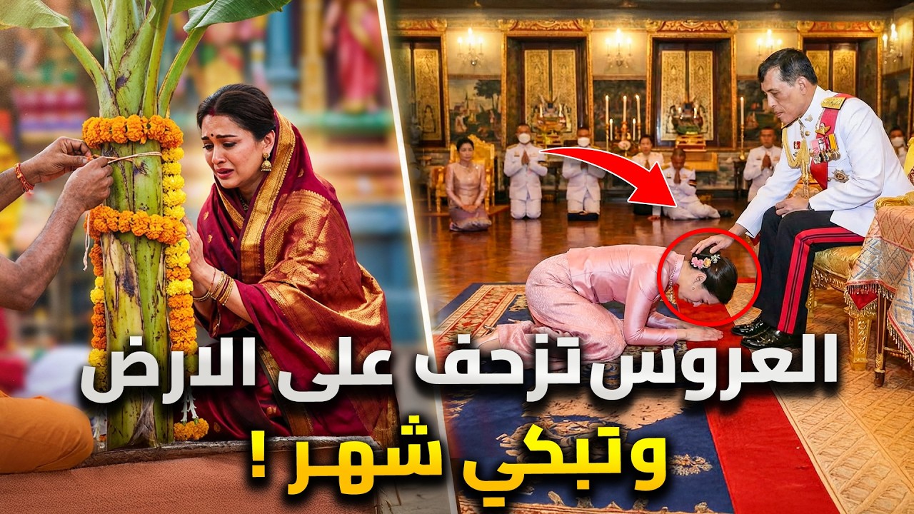 أغرب عادات الملوك | الاعروس تزحف على الأرض وتبكي شهر ليتزوجها المللك