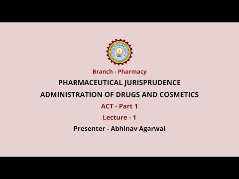 Administration of Drugs and Cosmetics Act 1940