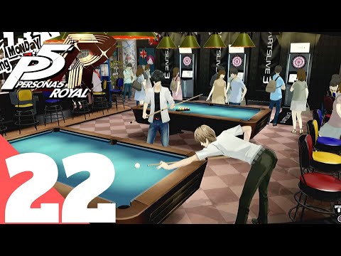 Persona 5 Royal English Full Walkthrough Part 22 Play Darts with Confidants & Billiards with Akechi