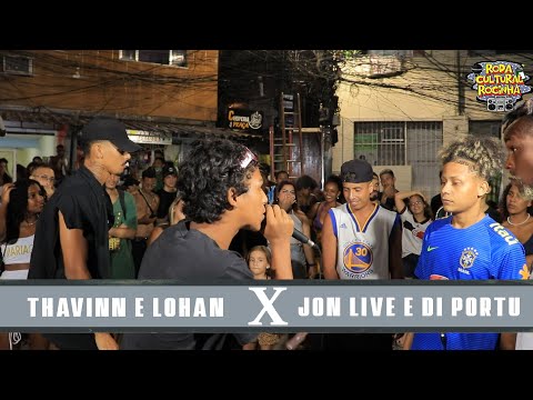 THAVINN e LOHAN x JONLIVE e DIPORTU - 1ª FASE - Roda Cultural da Rocinha: 84ª EDIÇÃO
