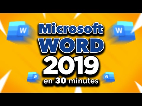 Formation complète Microsoft Word 2019 en 30 minutes