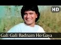 Gali Gali Badnam Ho Gaya Mere Pyar HD Karamdaata Song Mithun Chakraborty Amrita Singh