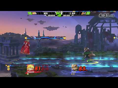 CCE:Subspace - Wolves.wusi (Fox) Vs. Meru (Peach) - Losers Quarters - Smash 4