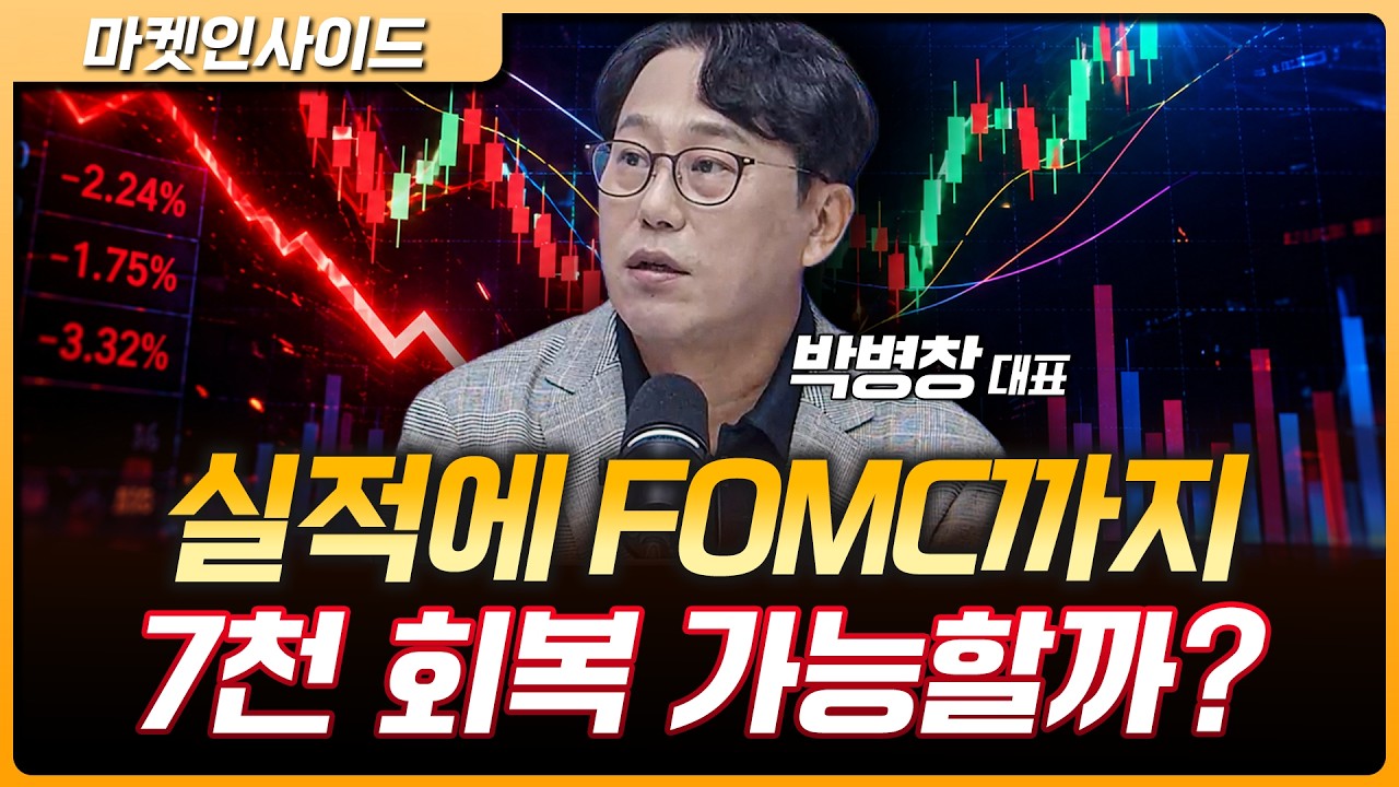 저점 확인의 순간…이번 주 7천 회복하나? | 박병창 MP파트너스 대표 [마켓 인사이드]