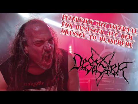 DESASTER Interview auf dem Odyssey To Blasphemy 11.02.2023